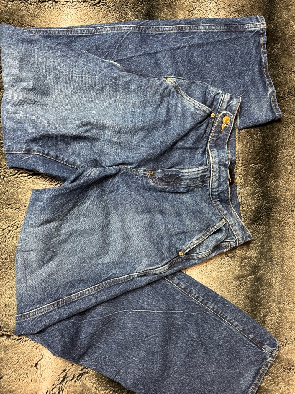 Express Women's Wide-Leg Jeans in Blue
